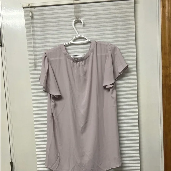 Maurices Light Purple Button-Up Blouse - Picture 3 of 4